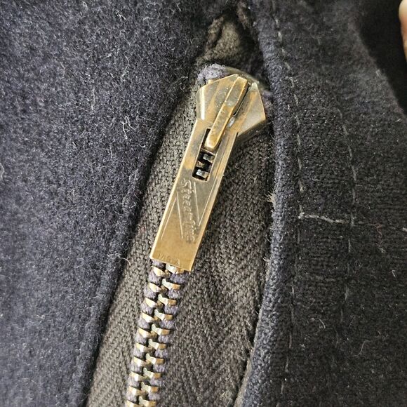 Vintage 1940s WW2 US Navy Crackerjack 13 Button Sailor Wool Flared Pants 28x28 - Picture 8 of 11